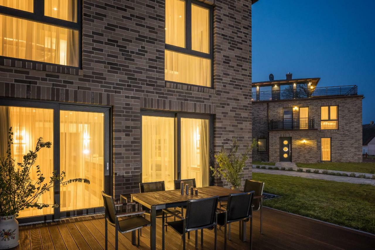 Villa Lotsenhaeuser Ruegen - Luxus Ferienhaus - 3 Schlafzimmer - Sauna - Dachterrasse Mit Boddenblick بريجا المظهر الخارجي الصورة