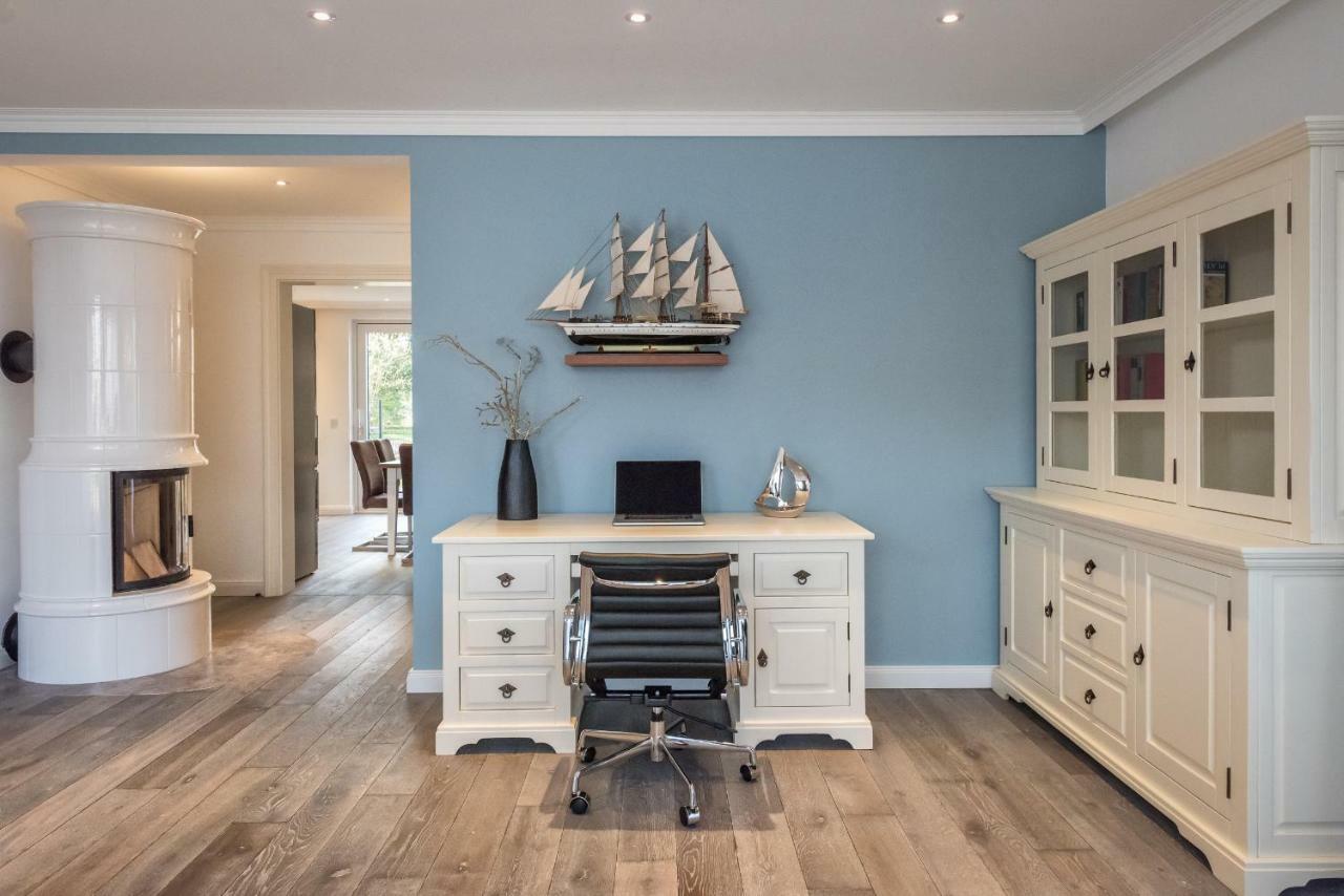 Villa Lotsenhaeuser Ruegen - Luxus Ferienhaus - 3 Schlafzimmer - Sauna - Dachterrasse Mit Boddenblick بريجا المظهر الخارجي الصورة