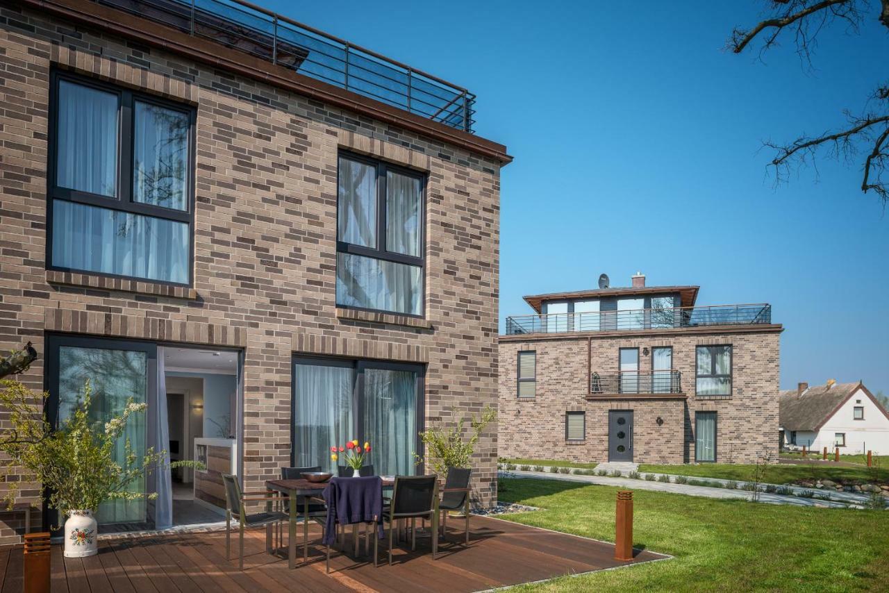 Villa Lotsenhaeuser Ruegen - Luxus Ferienhaus - 3 Schlafzimmer - Sauna - Dachterrasse Mit Boddenblick بريجا المظهر الخارجي الصورة