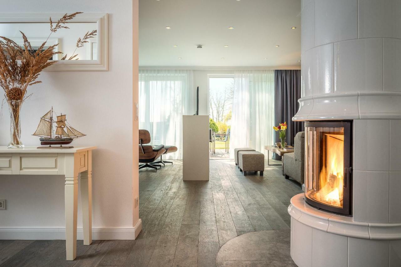 Villa Lotsenhaeuser Ruegen - Luxus Ferienhaus - 3 Schlafzimmer - Sauna - Dachterrasse Mit Boddenblick بريجا المظهر الخارجي الصورة